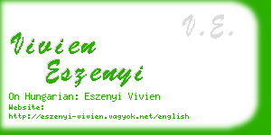 vivien eszenyi business card